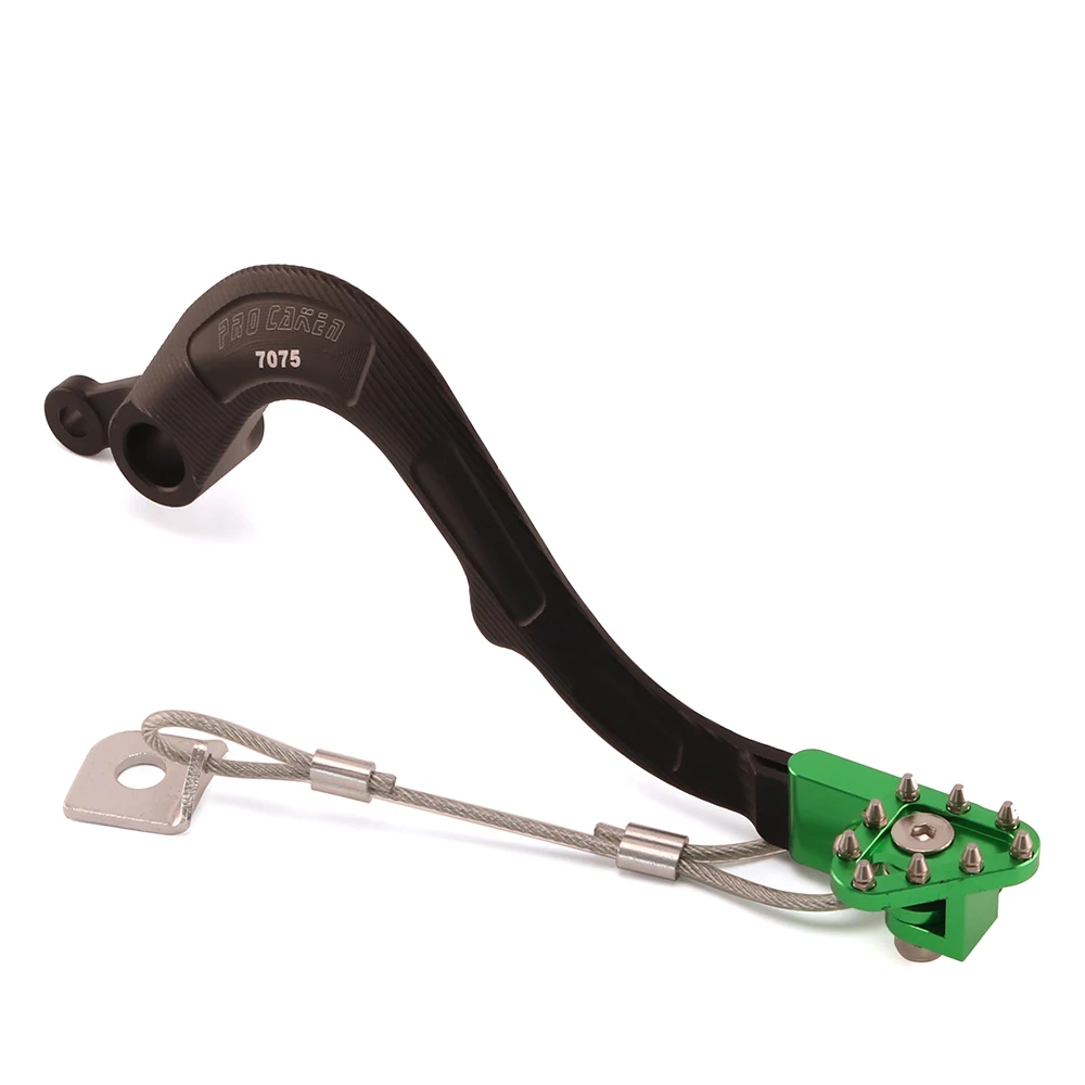 7075 Aluminum Rear Foot Brake Lever Pedal For KAWASAKI KX250F KXF250 KX250 KX450F KXF450 KX450 KLX450R KX KXF Motorcycle