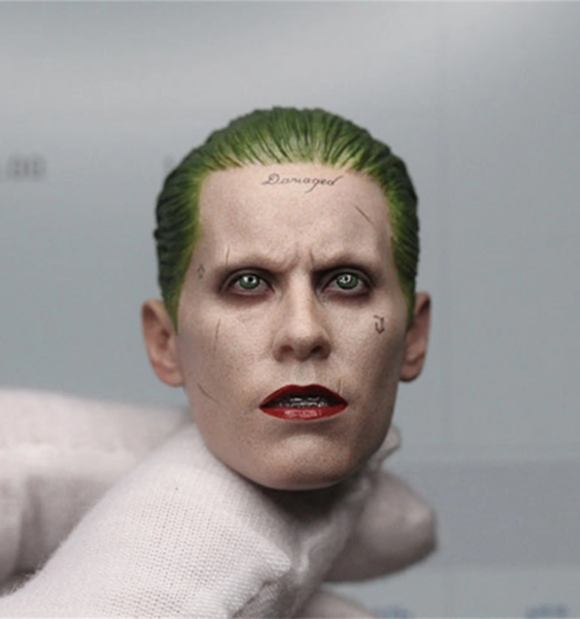 

1/6 Clown Man Jared Leto Head Carving Sculpt Model Toys Fit 12in Male Hot Toys Action Figure Body