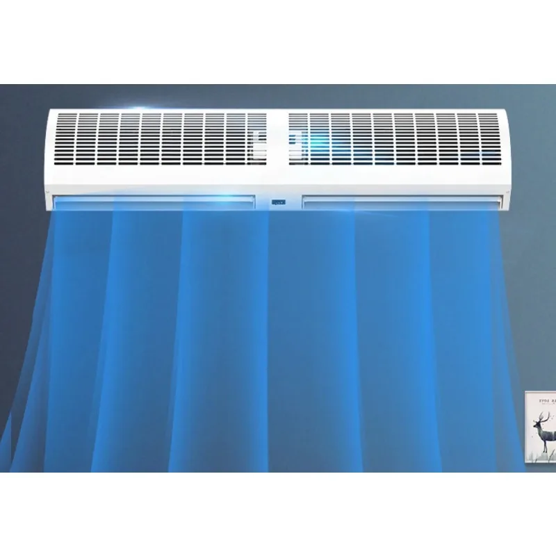 Commercial Silent Air Curtain  Strong Wind Air Barrier for Cold Storage Restaurant Elevator Door  1pcs