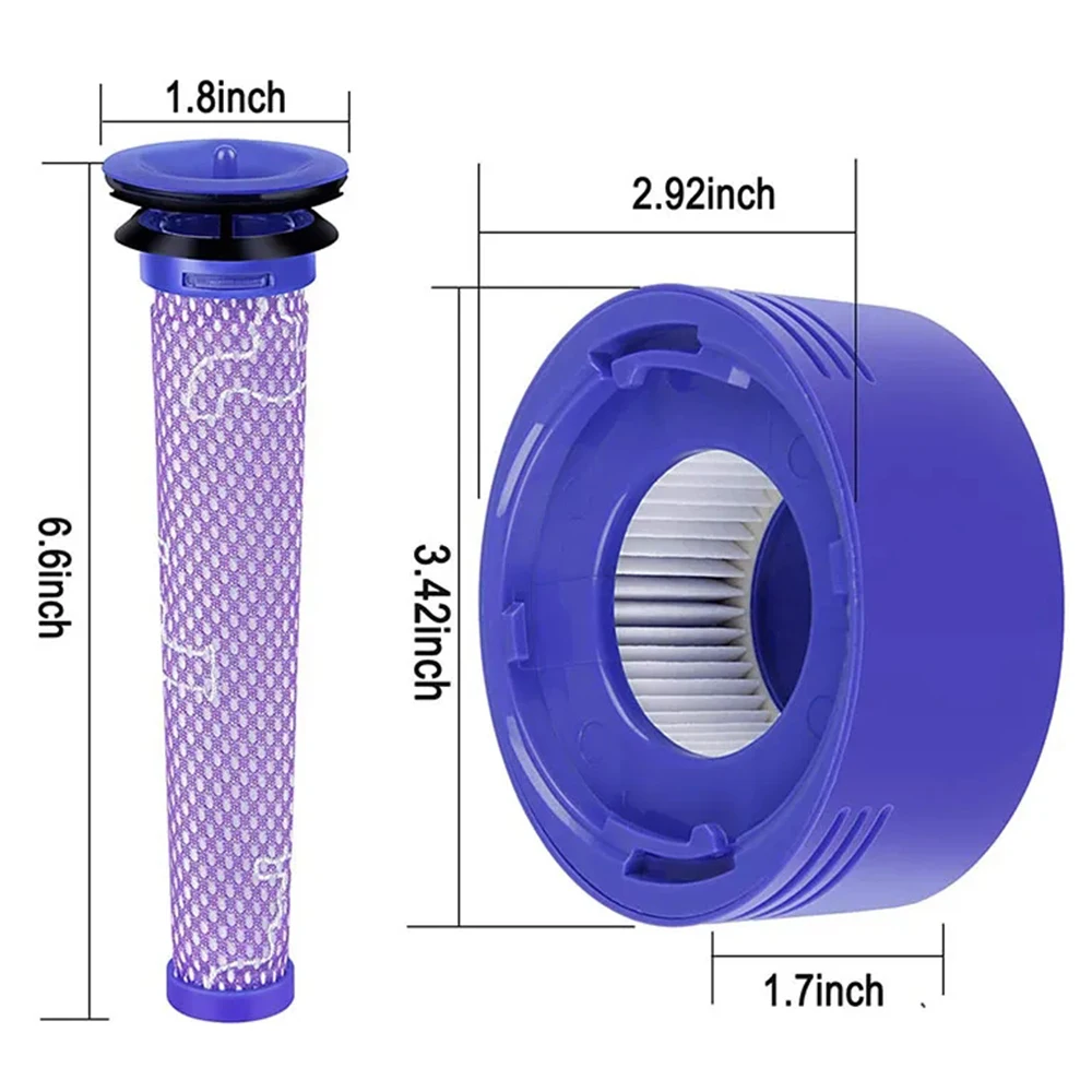 HEPA Filters And Pre Filters for Dyson V7 V8 Absolute Animal Motorhead Cordless Vacuums Replacement Part