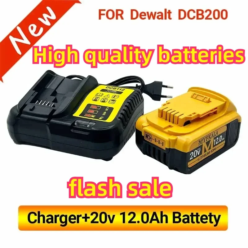 

100% original 12000mAh 20V dehydration power tool battery DCB206 20V 18.0Ah battery DCB206 20V battery DCB205 DCB200