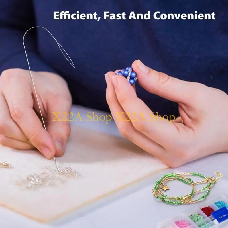 

Unique 4pcs Sturdy Beading Needle for Beadwork and Jewelry Artisans Daily Use