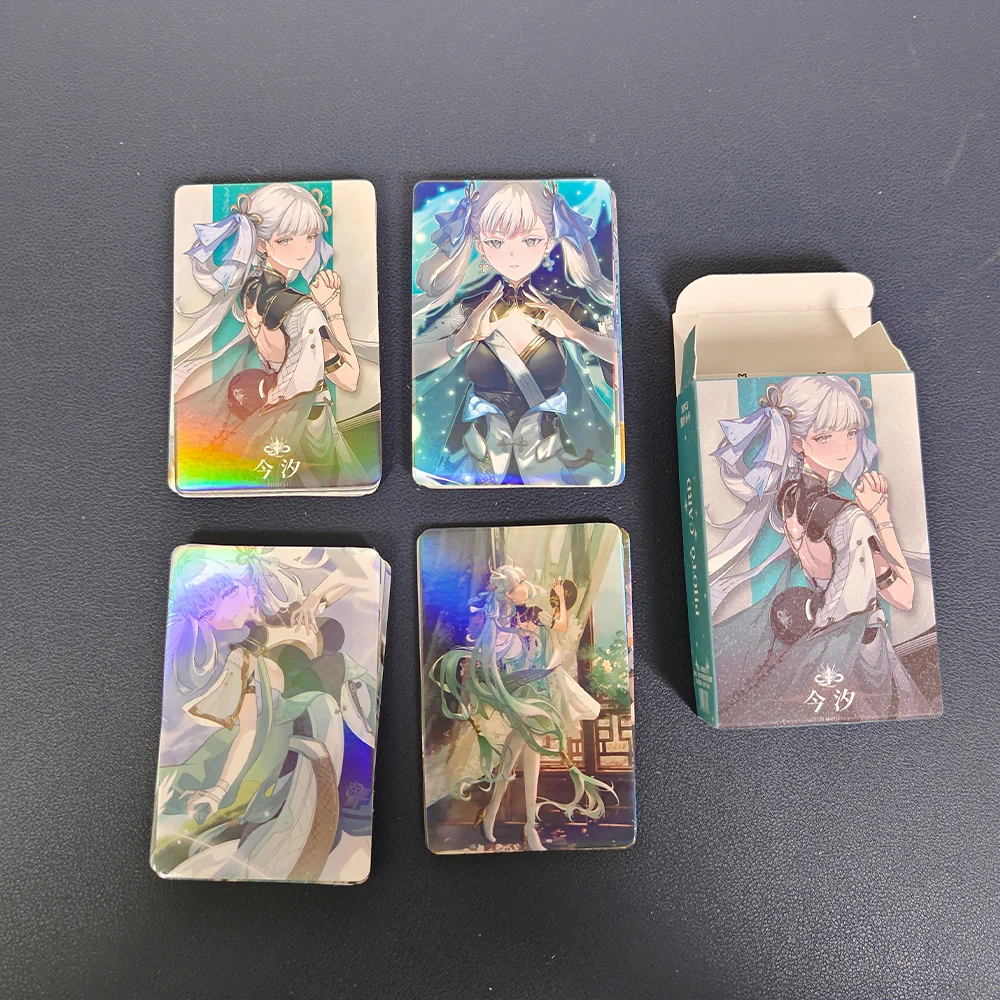 55 Pc/set Wuthering Waves Jin Xi Manga Laser Lomo Card Album Comic Characters Photocard Fans Collection Cards
