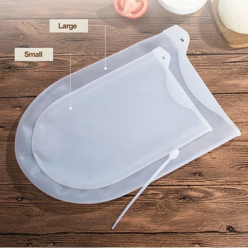 Kneading Bag Food-Grade Silicone Nonstick Flour Mixer Bag Versatile Dough Mixer for Bread Pastry Pizza Kitchen Baking Tools