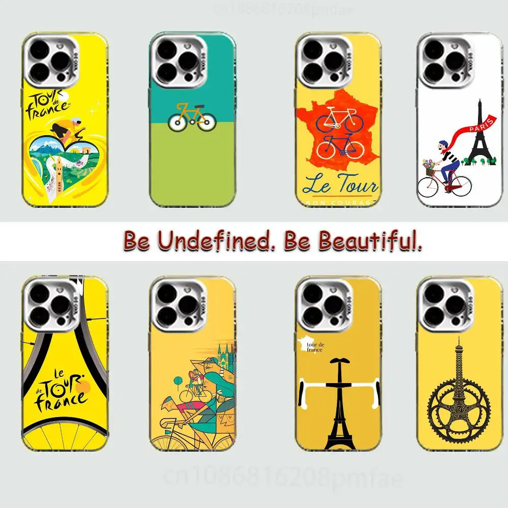 

Bike Tour de France Hard Phone Case for IPhone 17 16 15 14 13 12 11 Pro Max Plus16E X XR XS Max shockproof Full Cover