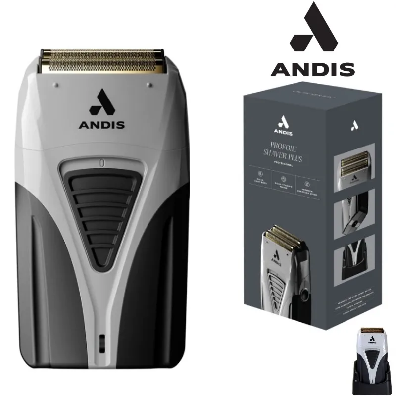 Original Andis Profoil Lithium Plus Titanium Double Foil Shaver TS-2 #17255 Luxury Shaver