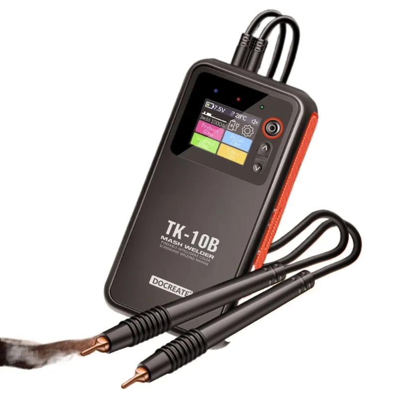 

Dual-Pulse Digital Spot Welder, Industrial-Grade 1500W with Color LCD - Adjustable Temp/Power for DIY Battery & Metal Welding