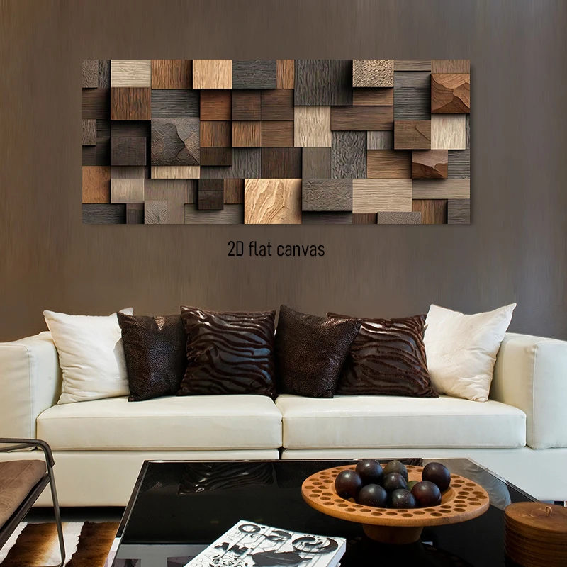 (1PC Unframe)1 abstract  grain decorative painting, hallway mural, high-definition frameless painting, 2D plan
