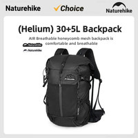 Naturehike Helium-30+5l Backpack Outdoor Travel Comfortable Breathable Shoulder Bag Waterproof Mountaineering Backpack Hiking