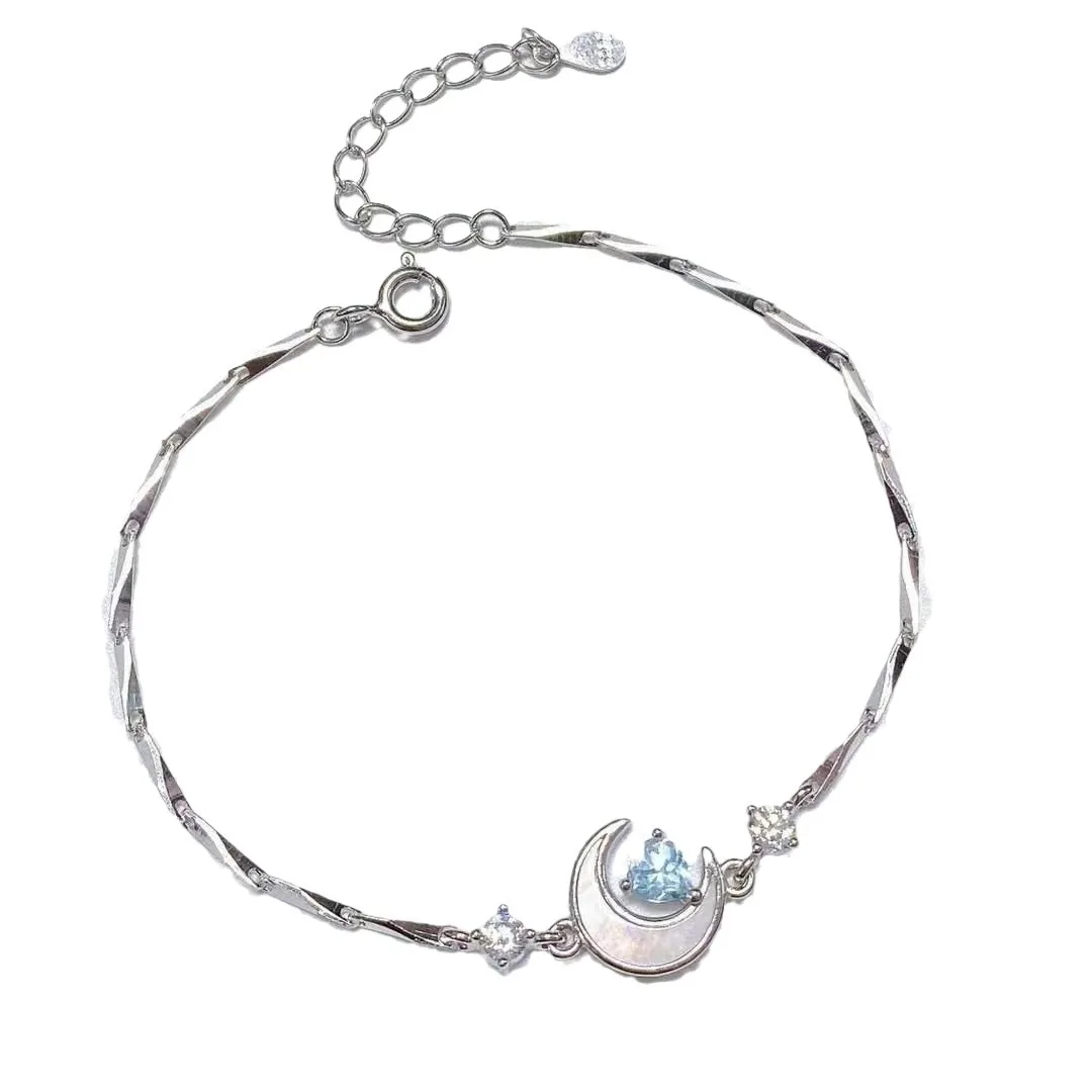 

KJJEAXCMY Natural Topaz S925 silver exquisitely Bracelet Full of Simple,Elegant Simple Design Jewelry Bestseller for Birthday