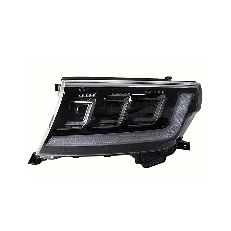 Suitable for Toyota Land Cruiser 2007-2015 headlight assembly modified LED daytime running lights streamer turn lights