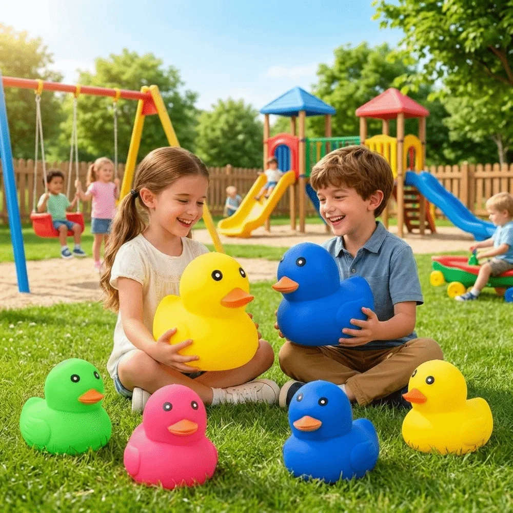 Fingertip Colorful Duck Pinch Le Soft Squeeze Large Size Squishy Duck TPR Material Squishy Design Fidget Duck Gift