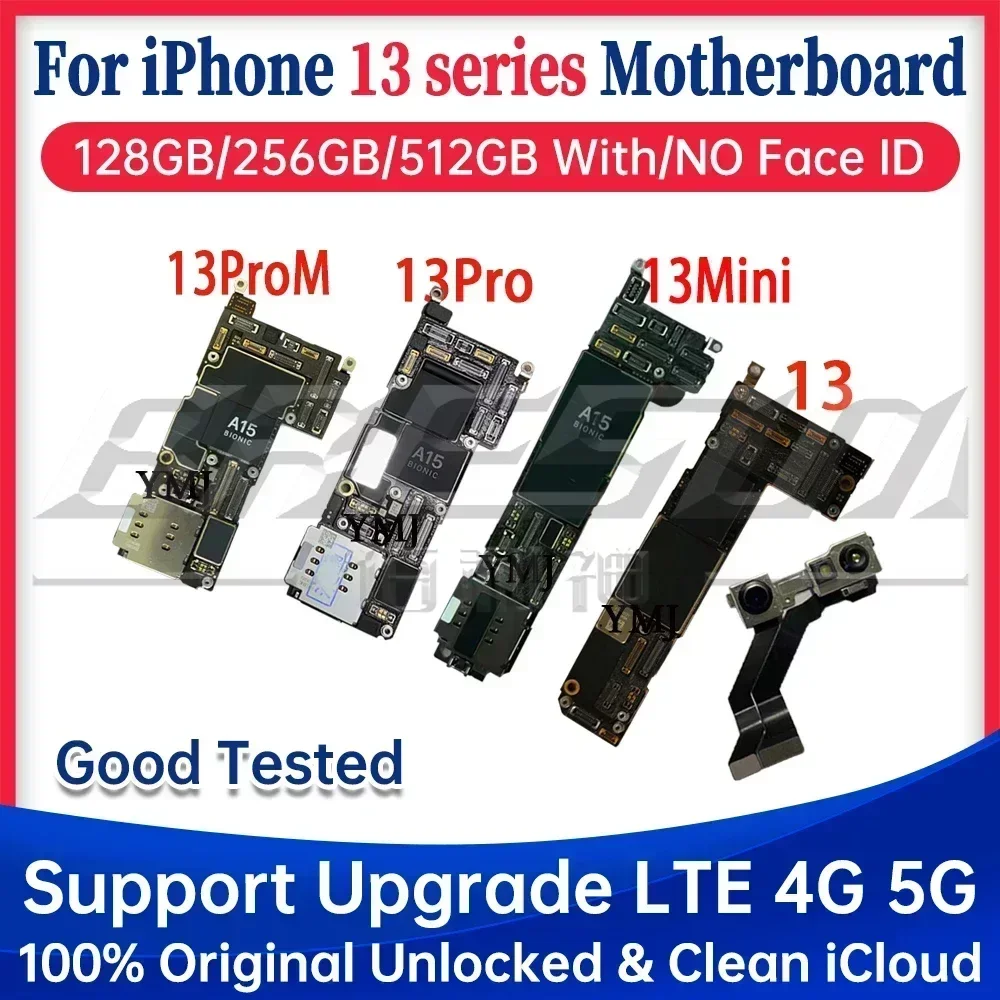 For iPhone 13 13 Pro Max iCloud Main Logic Board Working 13 Mini Motherboard Full Chips iOS System Plate Original Motherboard