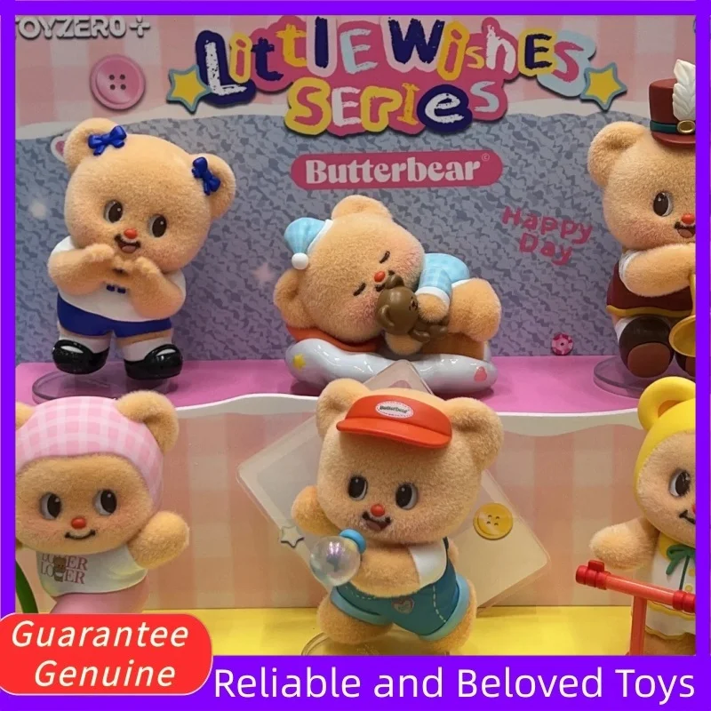 

Hot Selling New Butter Teddy Bear Small Wish Series Blind Box Plush Cute Doll Desktop Decoration Ornament Girls Holiday Gift