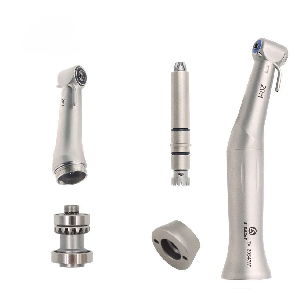 Dental Low Speed Handpiece 20:1 Reduction Implant Surgery Contra Angle Handpiece S-MAX SG20 Air Turbine