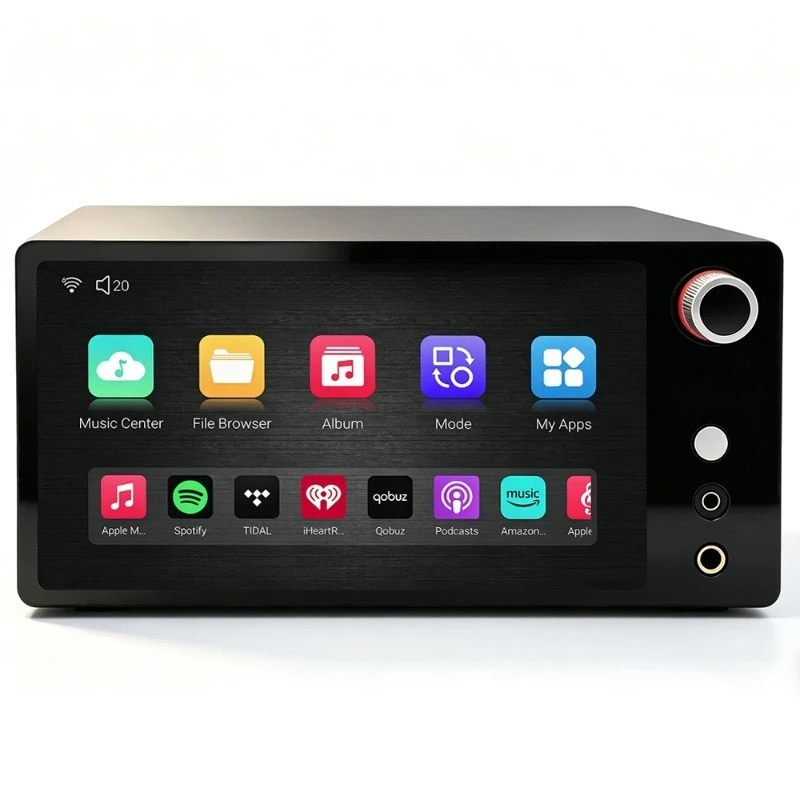 2026 new high quality audio CD player DMP25 Android high fidelity music streaming 8 inch high definition display