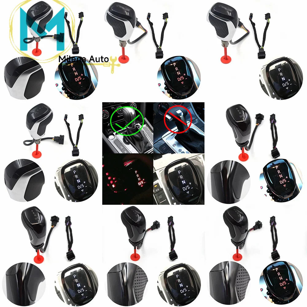 

For Vw Golf Mk6 Mk7 Passat B7 B8 Tiguan Mk2 Dsg Volkswagen Automatic Transmission Gearbox Handle Electronic Led Shift Handle