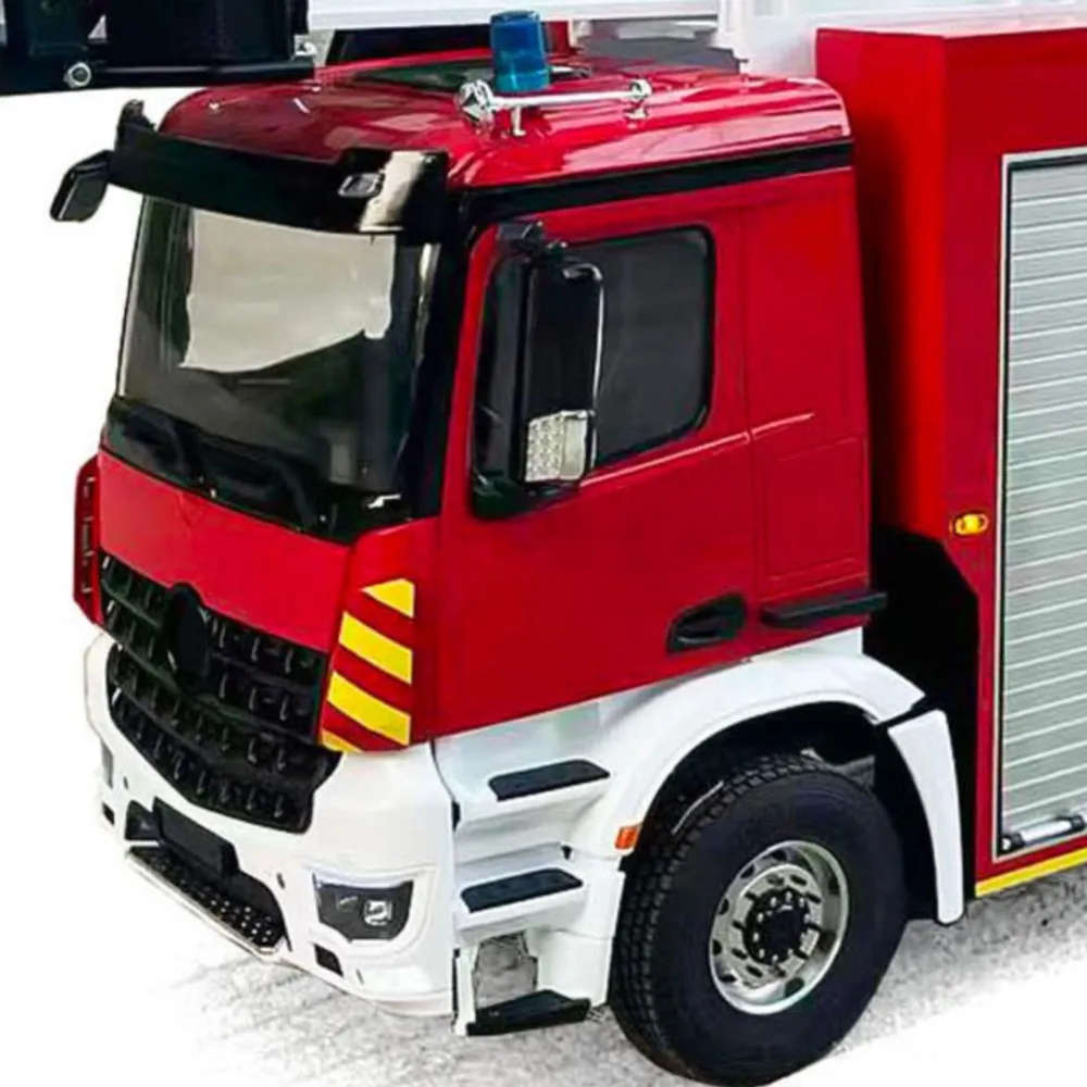 รถดับเพลิงบังคับวิทยุ 1/14 4*4 โครงโลหะ ระบบไฟฟ้า 2 สปีด บันไดยกได้ รุ่น ST8 ของเล่นรถก่อสร้างบังคับวิทยุ