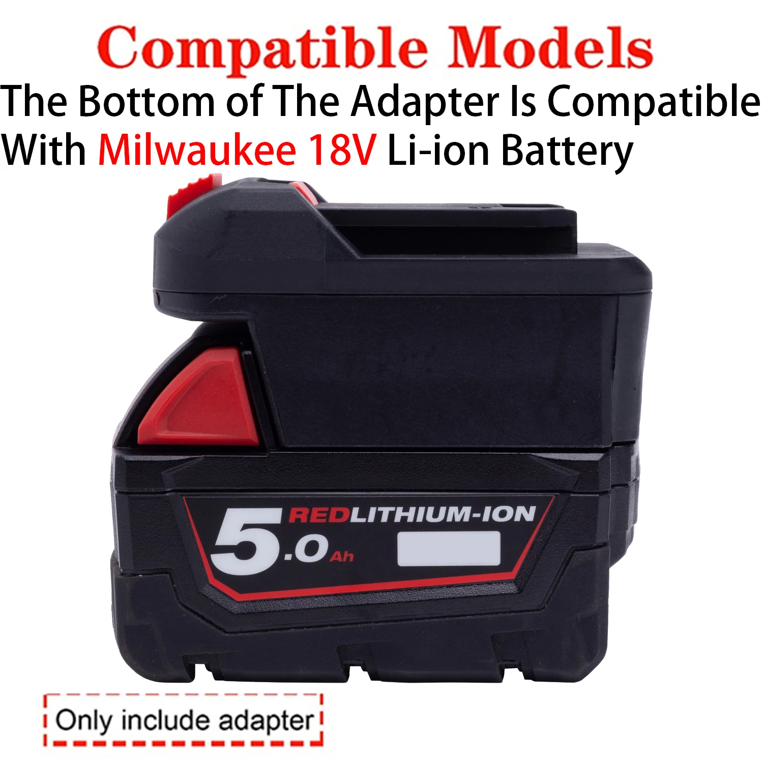 Battery Adapter/Converter for Lidl Parkside X20V Li-ion Tools to Milwaukee 18V Li-ion Battery Adapter Power Tool Accessories