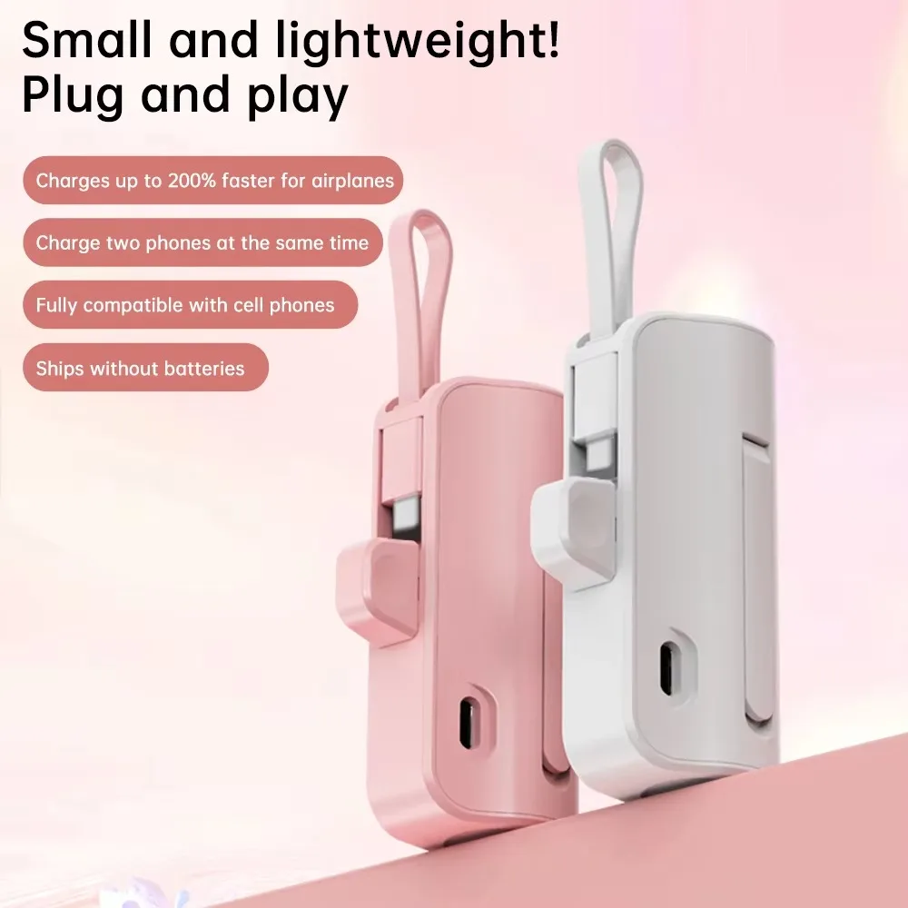 1 Slot 18650/21700 Battery Case 5V DIY Power Bank Kit Module For Type-C Port For Phone Pad Charging Portable With Lanyard