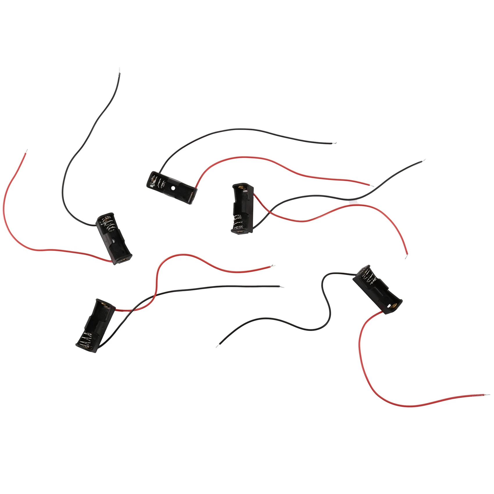 صندوق حامل مشبك أسود ، بطارية A23 ، 12 فولت ، 5 فولت