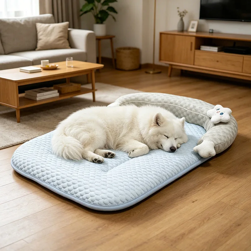 Alfombra refrescante con hielo antideslizante para perros y gatos - imagen 4