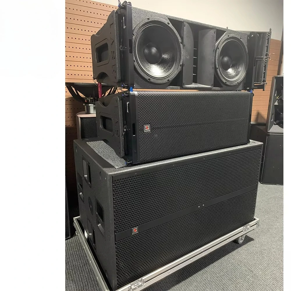 Pro Audio 12 بوصة خط كبير صفيف النيوديميوم المغناطيس مكبر الصوت نظام الصوت