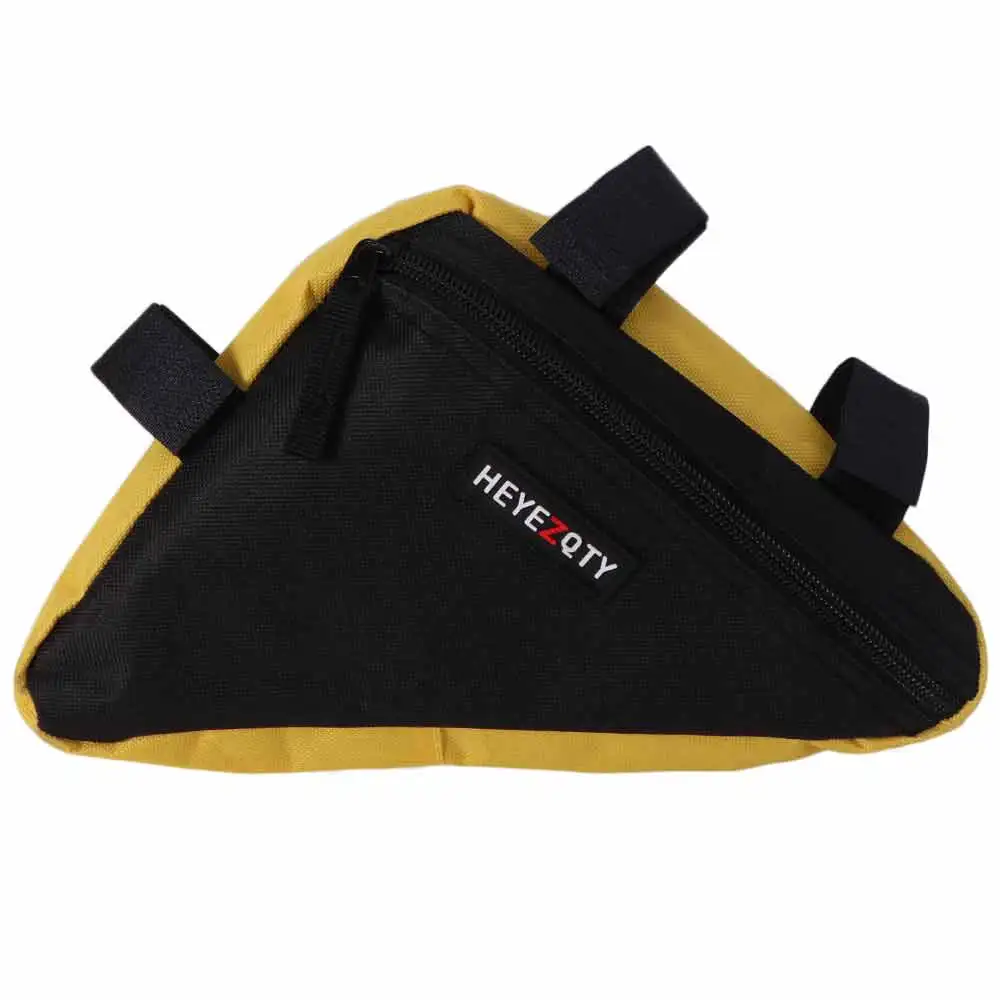 Polyester Bicycle Triangle Bag Storage Ultra-light Bike Beam Hanging Bag Portable Large Capacity Saddle Frame Pouch