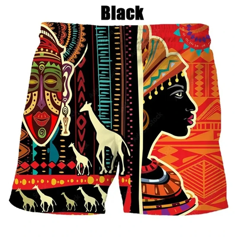 New Summer Hot Sale Africa Dashiki Fashion 3d Printing Men's Women Casual Summer Beach Shorts Cool Plus Size Xs~5xl Oversize