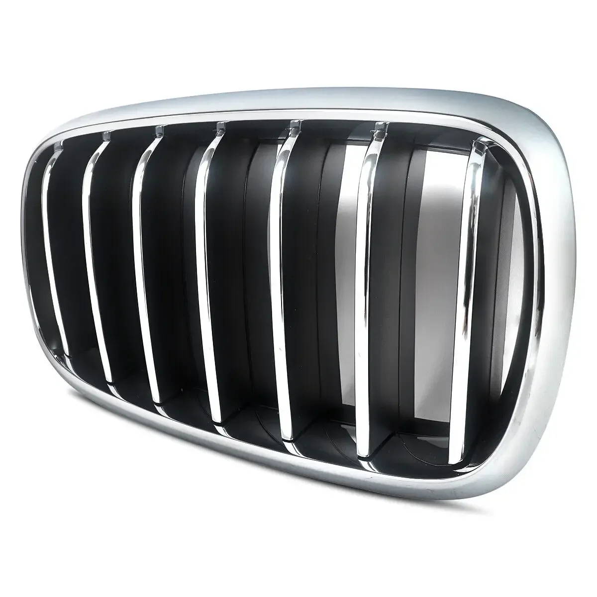شوايات السباق لسيارات BMW BMW X5 F15 X6 F16 X6M F86 X5M 2013-2018 xDrive 30i 35d 40i M50i OEM نمط أسود استبدال الشبكة الأمامية #3