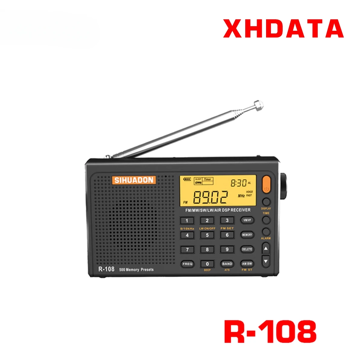 

Full Band Radio Pocket Rechargeable Digital Aviation Shortwave Radio Station