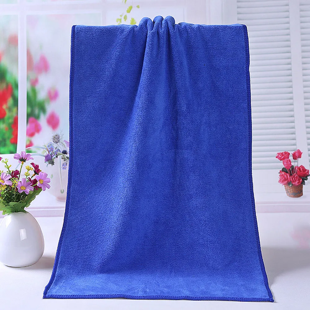 

170g Microfiber Absorbent Bath Towel Soft Thickened Body Bath Towels Gym Sports Shower Robe Spa Beath Bathroom Supplies