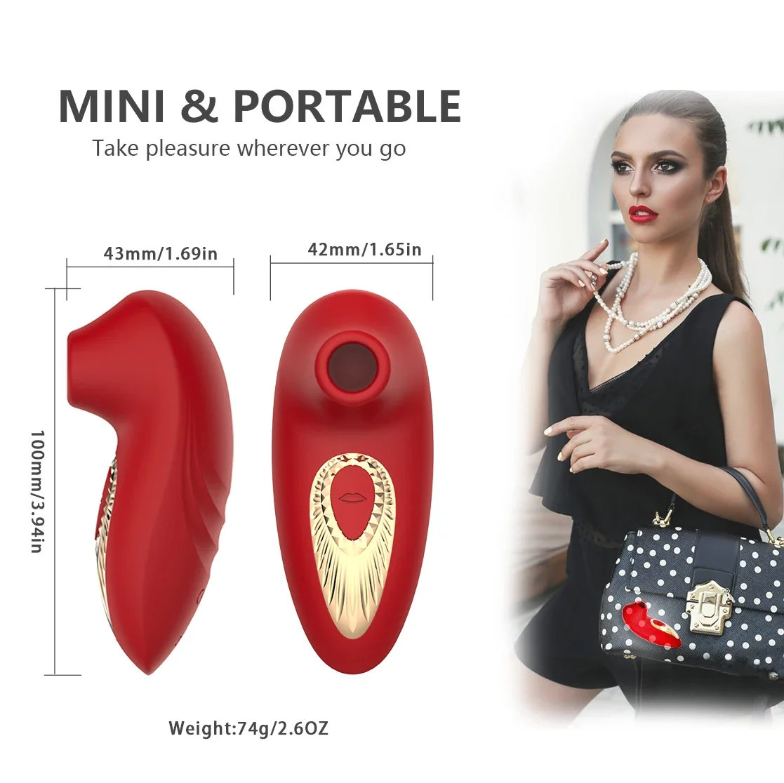 Powerful Nipple Massager Sucking Vibrator for Women Clitoral Vacuum Stimulator Female Masturbator Sex Toys for Adult 18 - view 4