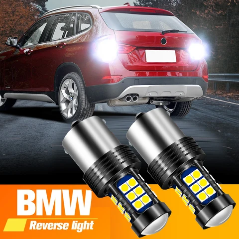 2x P21W BA15S светодиодные лампы заднего хода Canbus для BMW E63 E64 X1 E84 F48 X2 F39 X3 E83 X4 F26 X5 E53 Z3 E36 Z4 E86 E85 Z8 E52