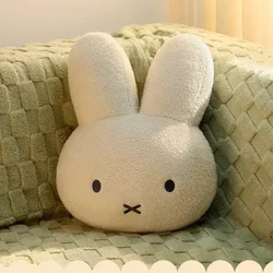 Nueva almohada de felpa Kawaii, bonita muñeca Miffy dulce, juguete, decoración creativa para habitación, adorno de dibujos animados, regalo de cumpleaños