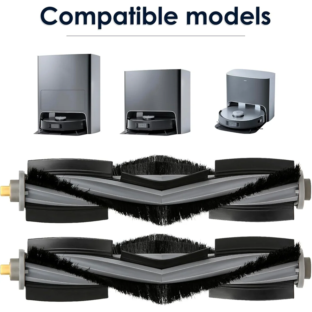 Роликовая щетка N95R4PCS для пылесосов ECOVACS DEEBOT X1/X1 Omni/X1 Turbo/X1 PRO Omni/T10/T10 Omni/T10 Plus/T20/T20 Omni