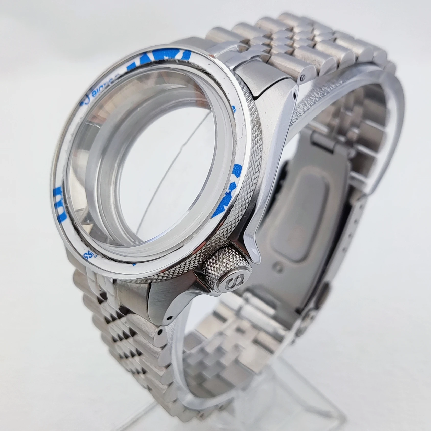 

NH35 case 40MM case SKX007 SKX009 case convex glass sapphire rotatable gear ring mouth case suitable for NH35/NH36 watch case