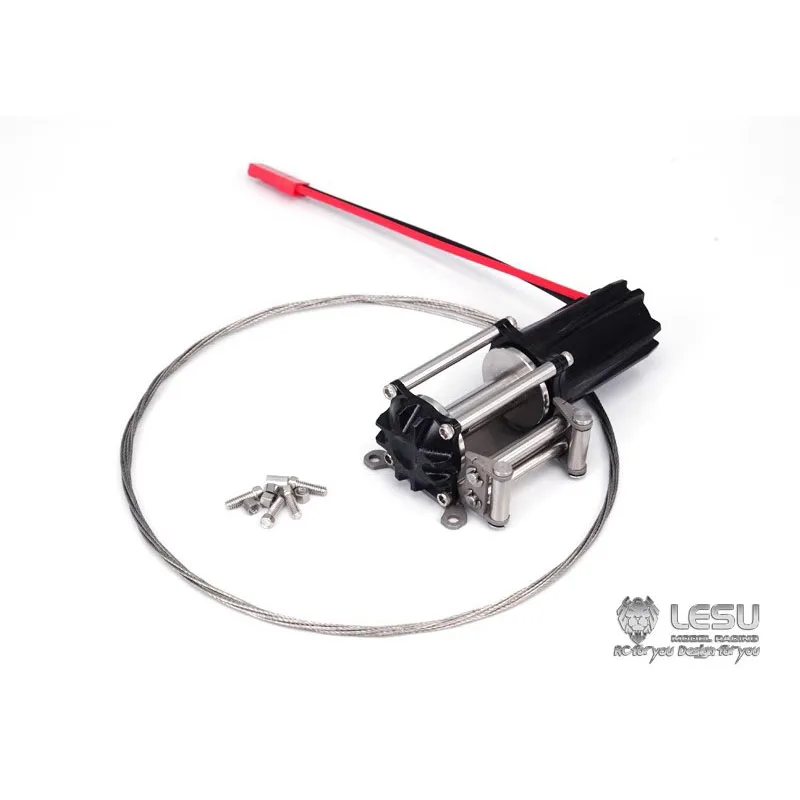 LESU 1/14 Elektrische Winde LS-A0012 Fahrzeugmontierte Kleine Offroad-Fahrzeug Selbstrettungs-Winde LKW DIY Zubehör Spielzeug – Detail 7