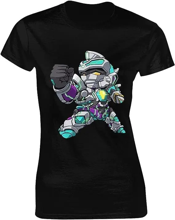 

Ssss Anime Gridman Shirt Women's Fashion Short Sleeve Cotton T Shirts Quick Dry Pattern Custom Tee Tops Black