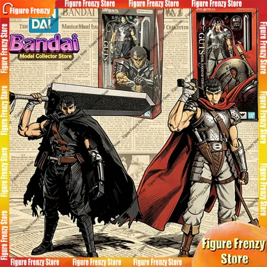 

Специальное предложение: Фигурки Bandai SHF Berserk Guts, персонаж из аниме «Корпус Соколиной Стража», оригинальная упаковка, подарок на Рождество, в наличии.