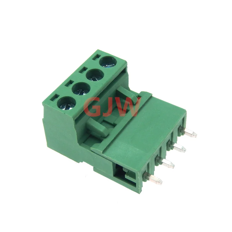 10 Pairs Pitch 5.08mm Terminal Block Connector KF2EDG 5.08 4 Pin PCB Screw Connector Block Socket PCB Screw