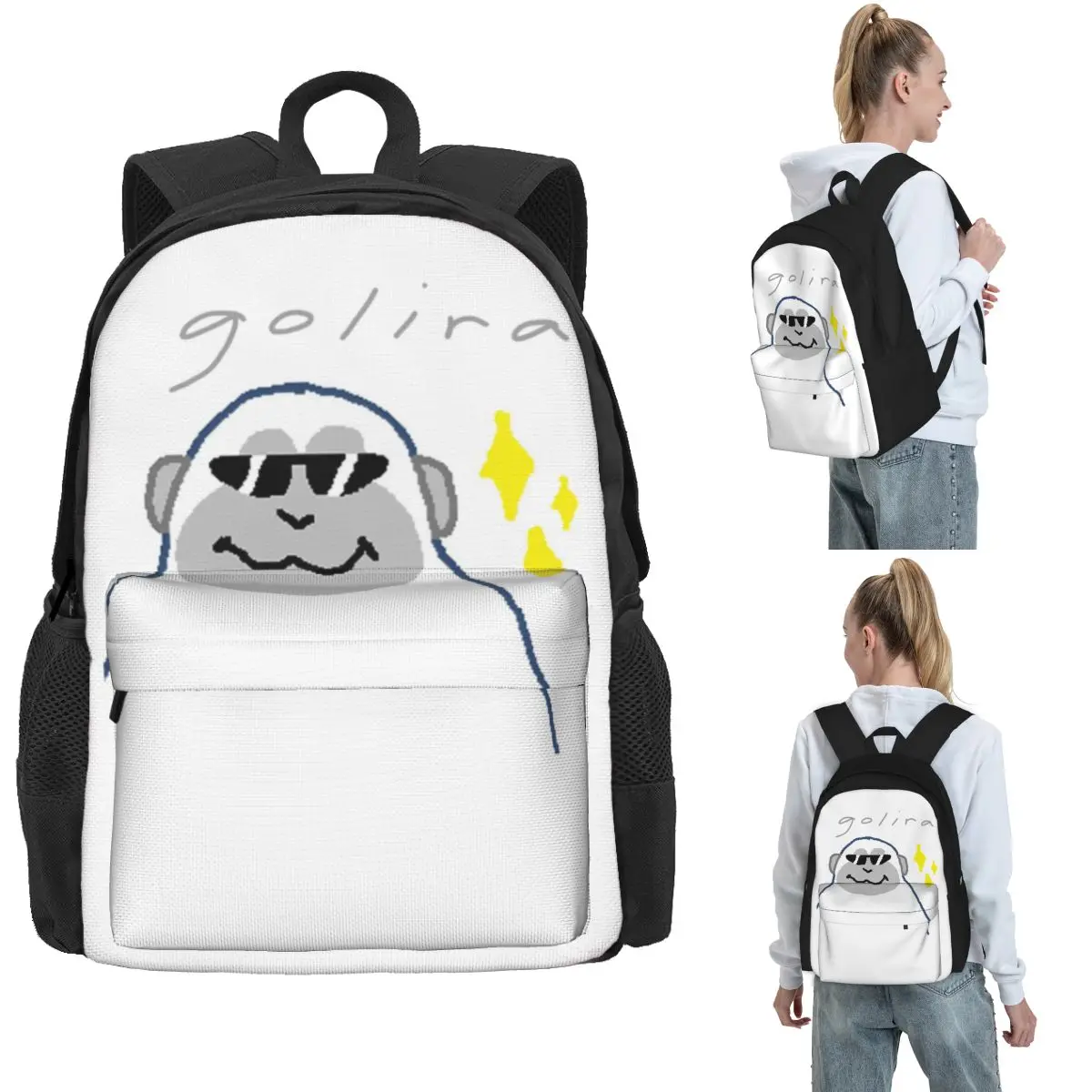 

Golira Backpack Hot Sale Daypack Large Capacity Children BookBag School Bag Shoulder Bags for Men Women
