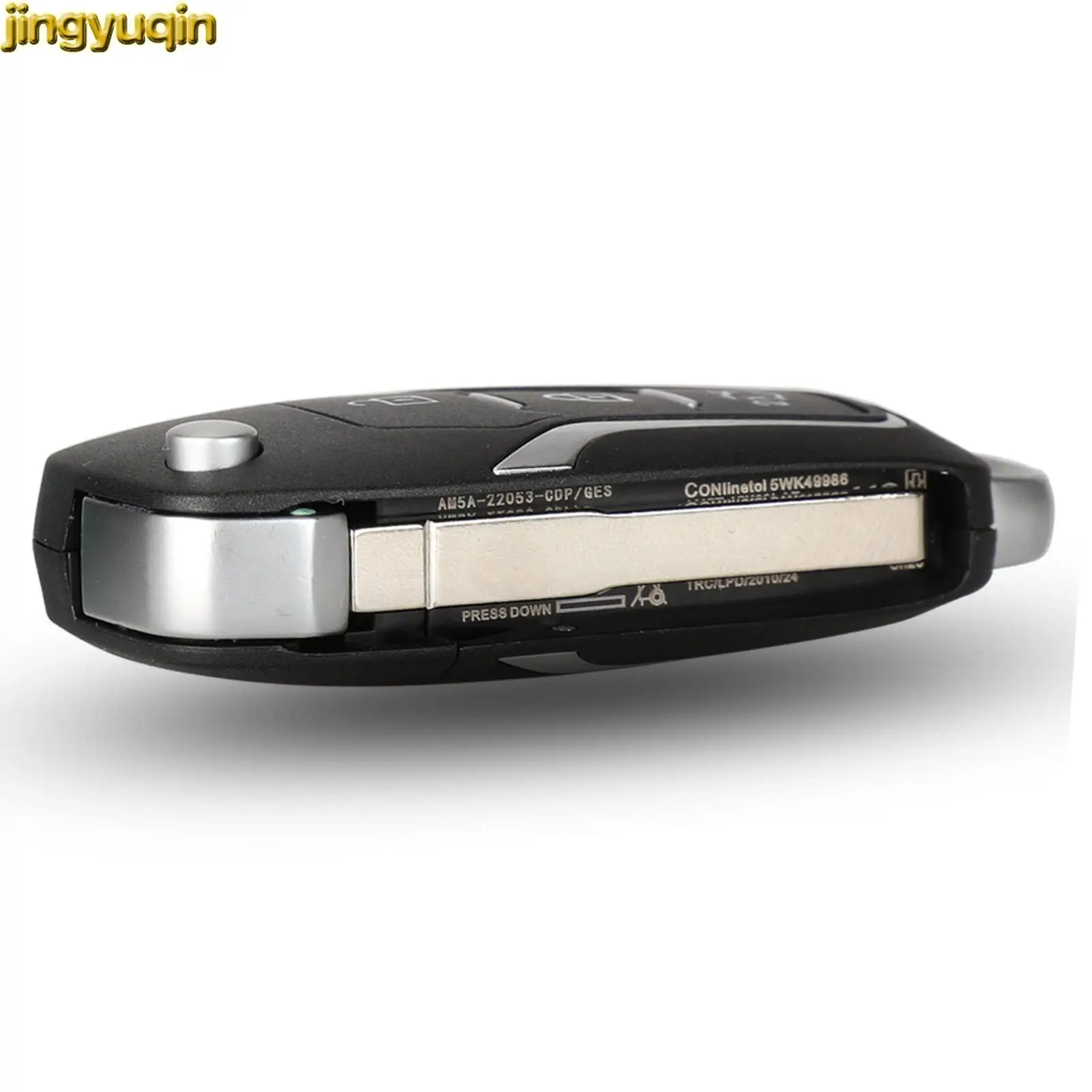 Jingyuqin 3B Flip Remote Modified Car Key Shell For Ford Focus 2 3 Fiesta Mondeo Connect C S Max Ka HU101 FO21 Smart Fob
