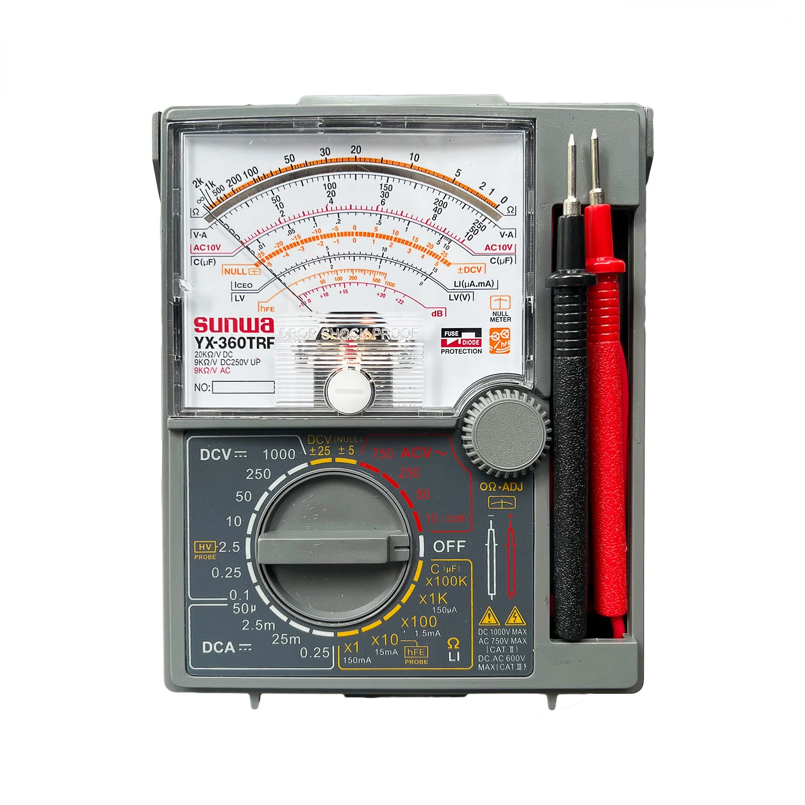 Elektricien Onderhoud Multimeter YX360TRF Hoge Precisie Pointer Multimeter Mechanische Multimeter