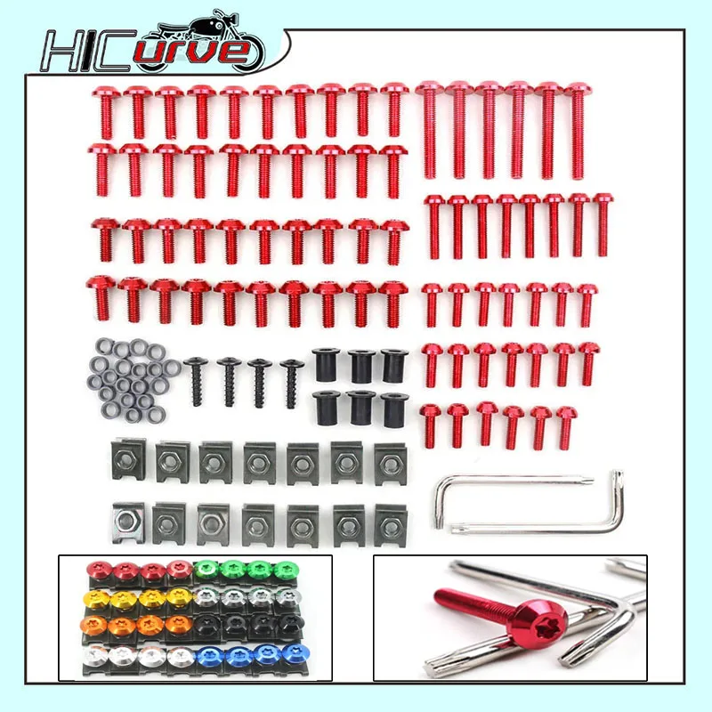 Motorcycle Accessories Fairing windshield Body Work Bolts Nuts Screws For Honda FJS400 FJS600 CB750 CB1000 CB1300 X4 VFR800