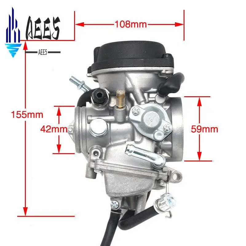 

AEE5-Motorcycle 36Mm Pd36j Carburetor For Atv Kfx 400 Utv Ltz400