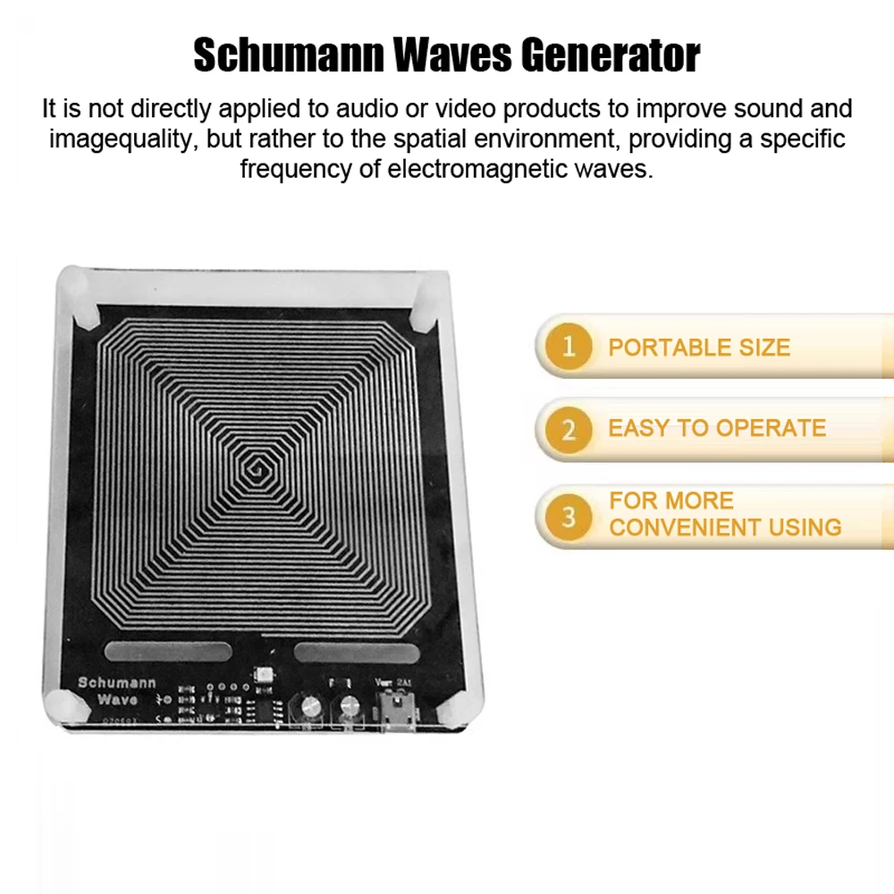 High Power Schumann Waves Generator 7.83Hz Pure SineWave Generator Earth Resonant Frequency Generator