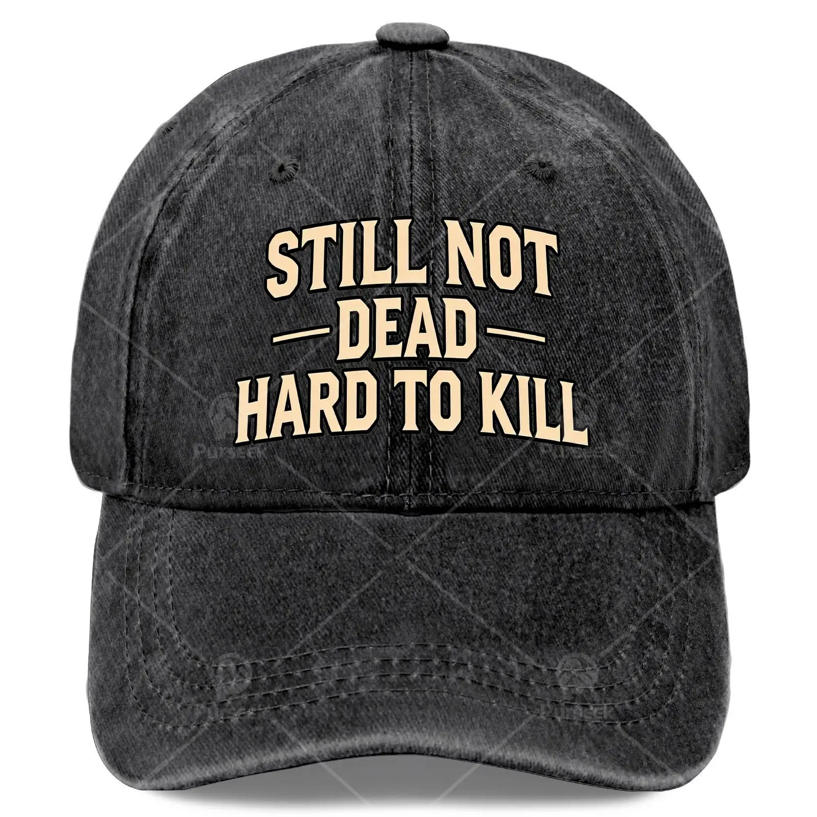 Still Not Dead Baseball Hat Unisex Fashion Washed Distressed Cap
