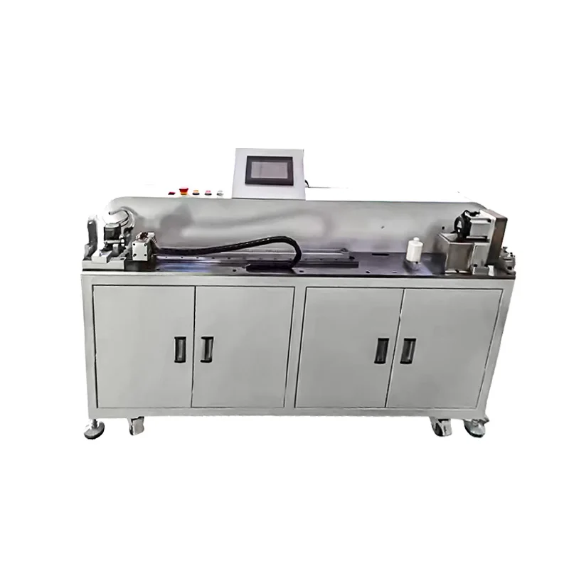 Automatic enameled wire cutting and scratching machine, wire cutting, paint removal, bending, copper wire shearing