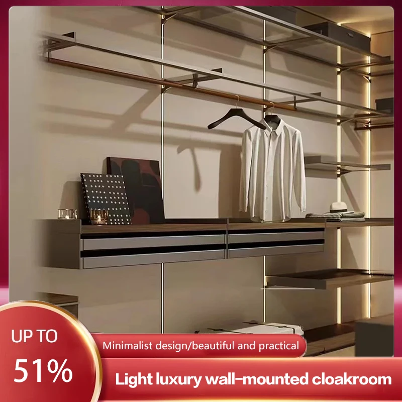 

Wardrobe Whole House Customized Cloakroom Walk-in Wardrobe Home Bedroom Customized Furniture Integrated Cabinet Combination